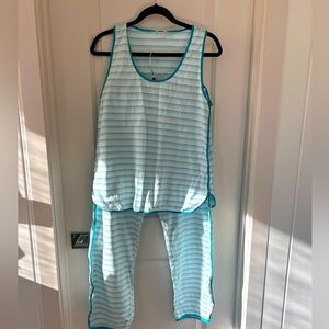 Lake Pajamas Pima Tank Long Set